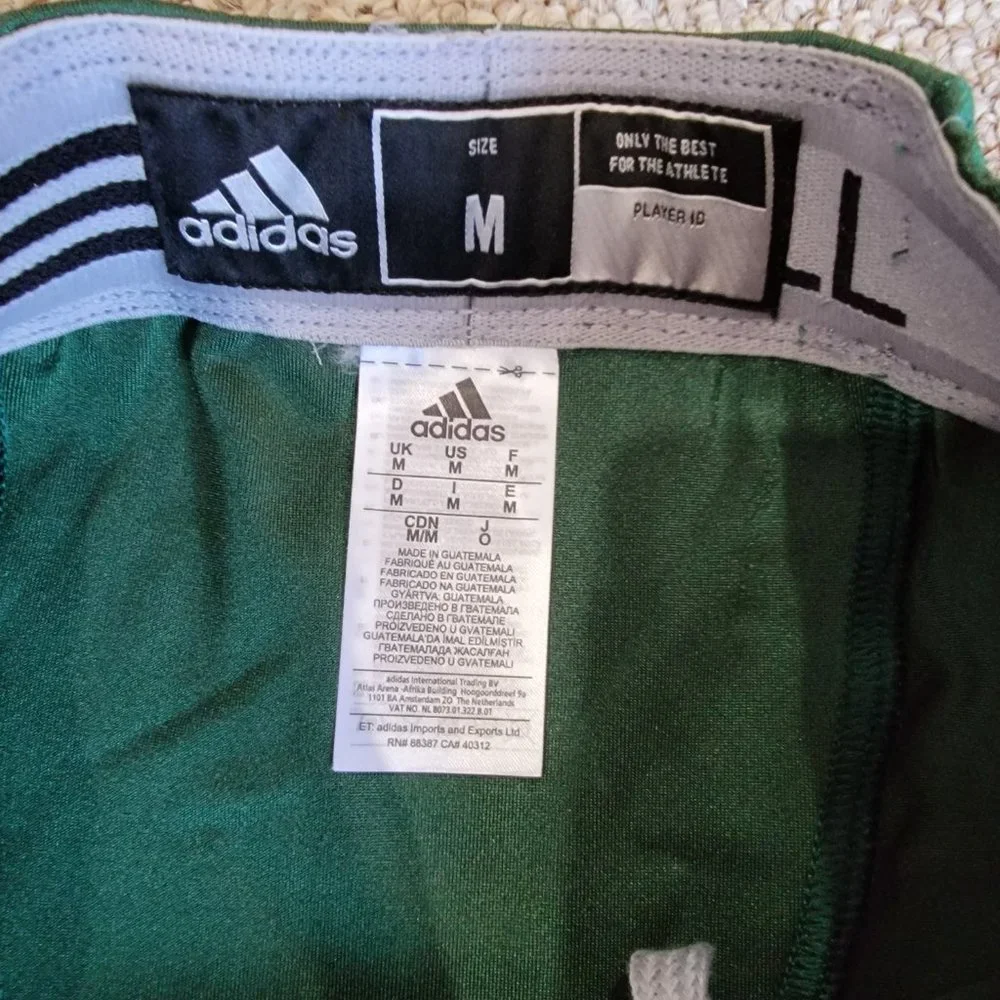 NWT Adidas Dark Green Football Pants Size Medium